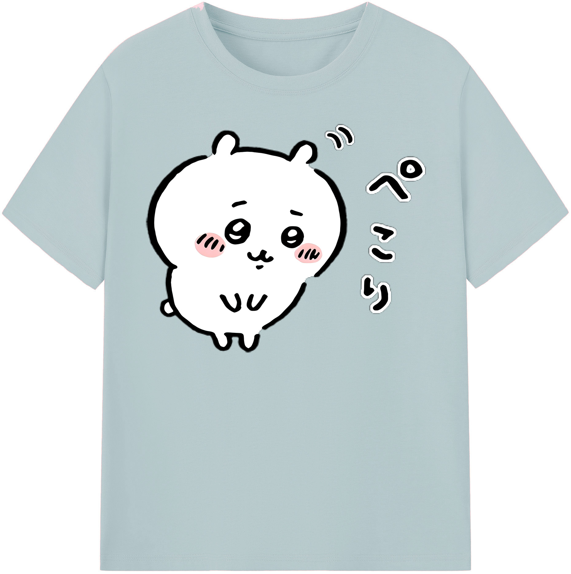（画像用） ちいかわ ちいかわ Chii-kawa chiikawa 綿100％半袖Tシャツ（フロントプリント）